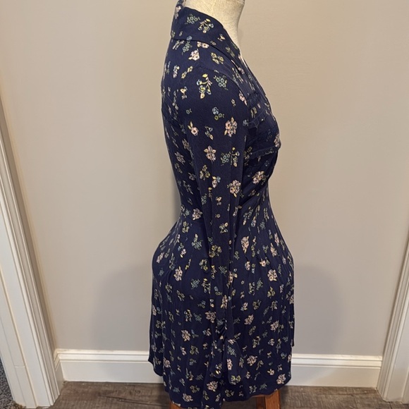NWT!! Free People - Good Days Mini Dress - Blue Floral - Size XS - Picture 6 of 11